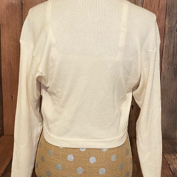 No Boundaries Women's Cardigan and Crop Top, 2-Piece Set Size Large - Picture 3 of 8